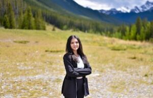 Rizwana Shaikh in the mountains